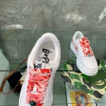 A Bathing Ape Bape Sta Low Sneakers white / Pink