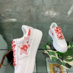 A Bathing Ape Bape Sta Low Sneakers white / Pink