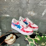 A Bathing Ape Bape Sta Low Sneakers Pink