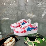 A Bathing Ape Bape Sta Low Sneakers Pink