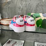 A Bathing Ape Bape Sta Low Sneakers Pink