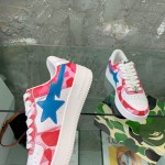 A Bathing Ape Bape Sta Low Sneakers Pink