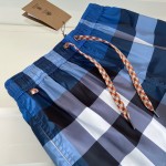 BBR Check Drawcord Swim Shorts Blue