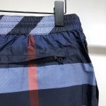 BUR Check Drawcord Swim Shorts Blue