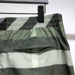 BUR Check Drawcord Swim Shorts Green