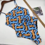 BUR Monogram Print Swimsuit