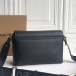 BUR Leather and Vintage Check Note Crossbody Bag