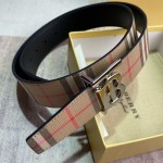 BUR Reversible Monogram Motif Vintage Check Belt