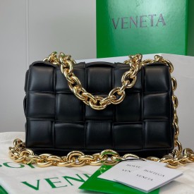 B V The China Cassette Bag Black Gold