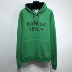 B V Punk Chain Letter Hoodies Green