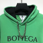 B V Punk Chain Letter Hoodies Green