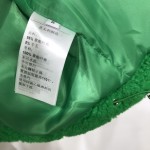 B V Fur Jacket Green