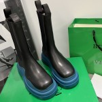 B V Tire Chelsea Boot Black / Amalfi Blue