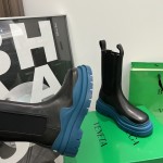 B V Tire Chelsea Boot Black / Amalfi Blue