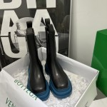 B V Tire Chelsea Boot Black / Amalfi Blue