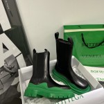 B V Tire Chelsea Boot Black / Green