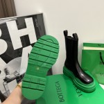 B V Tire Chelsea Boot Black / Green