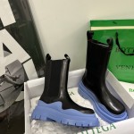 B V Tire Chelsea Boot Black / Lavender