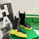 B V Tire Chelsea Boot Black / Lemon