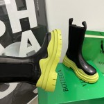 B V Tire Chelsea Boot Black / Lemon