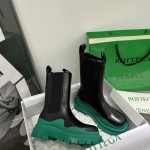 B V Tire Chelsea Boot Black / Turquoise