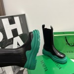 B V Tire Chelsea Boot Black / Turquoise