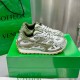 Replica Bottega Veneta Orbit Sneaker Lightweight Technical Fabric Mud / White