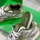 Replica Bottega Veneta Orbit Sneaker Lightweight Technical Fabric Mud / White