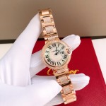 Ballon Bleu de Cartier watch 33mm Steel with Diamond women watch