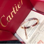 Cartier love bracelet rose gold with diamonds