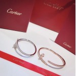 Cartier nail bracelet white gold with diamonds