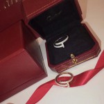 Cartier nail ring white gold with diamonds