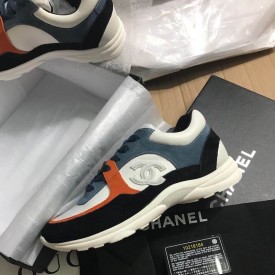 CC Logo Runner Sneakers Blue/Orange