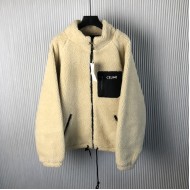 Celine hooded jacket in jersey fleece