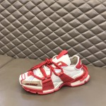 Dolce & Gabbana DG Mixed-material Space Sneakers Red