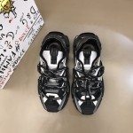 Dolce & Gabbana DG Mixed-material Space Sneakers Silver