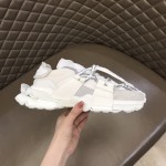 Dolce & Gabbana DG Mixed-material Space Sneakers White