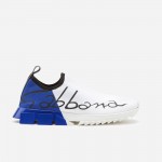 Dolce & Gabbana Stretch Mesh Sorrento Sneakers White/Blue