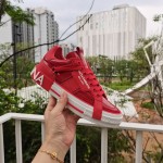 Dolce & Gabbana DG Mixed-material Custom 2.Zero sneakers Red