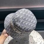 Dior Oblique Large Brim Bucket Hat Grey