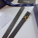 Dior Oblique Galaxy Leather and Smooth Calfskin 35 MM Black