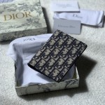 Dior Passport Cover Oblique Canvas Blue