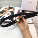 Dior Saddle Nylon Belt Black