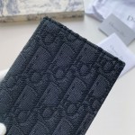 Dior Vertical Long Wallet Men Black