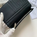 Dior Vertical Long Wallet Men Black