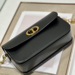 Dior 30 Montaigne Avenue Bag Black Box Calfskin