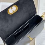 Dior 30 Montaigne Avenue Bag Black Box Calfskin