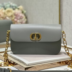 Dior 30 Montaigne Avenue Bag Gray Box Calfskin