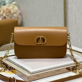 Dior 30 Montaigne Avenue Bag Tan Box Calfskin