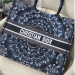 Dior Book Tote Bag Kaleidoscope Blue